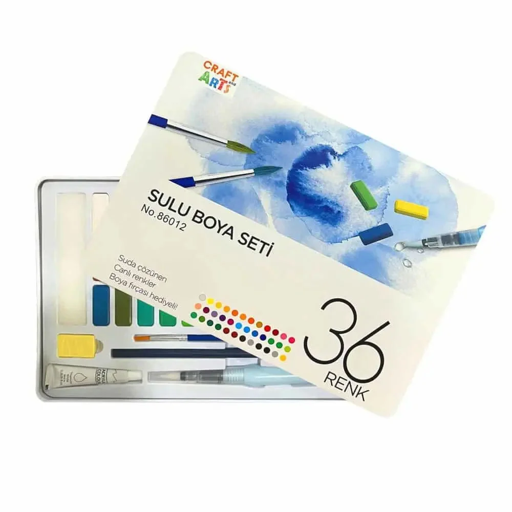 Craft And Arts 36 lı Sulu Boya 30x12mm 86