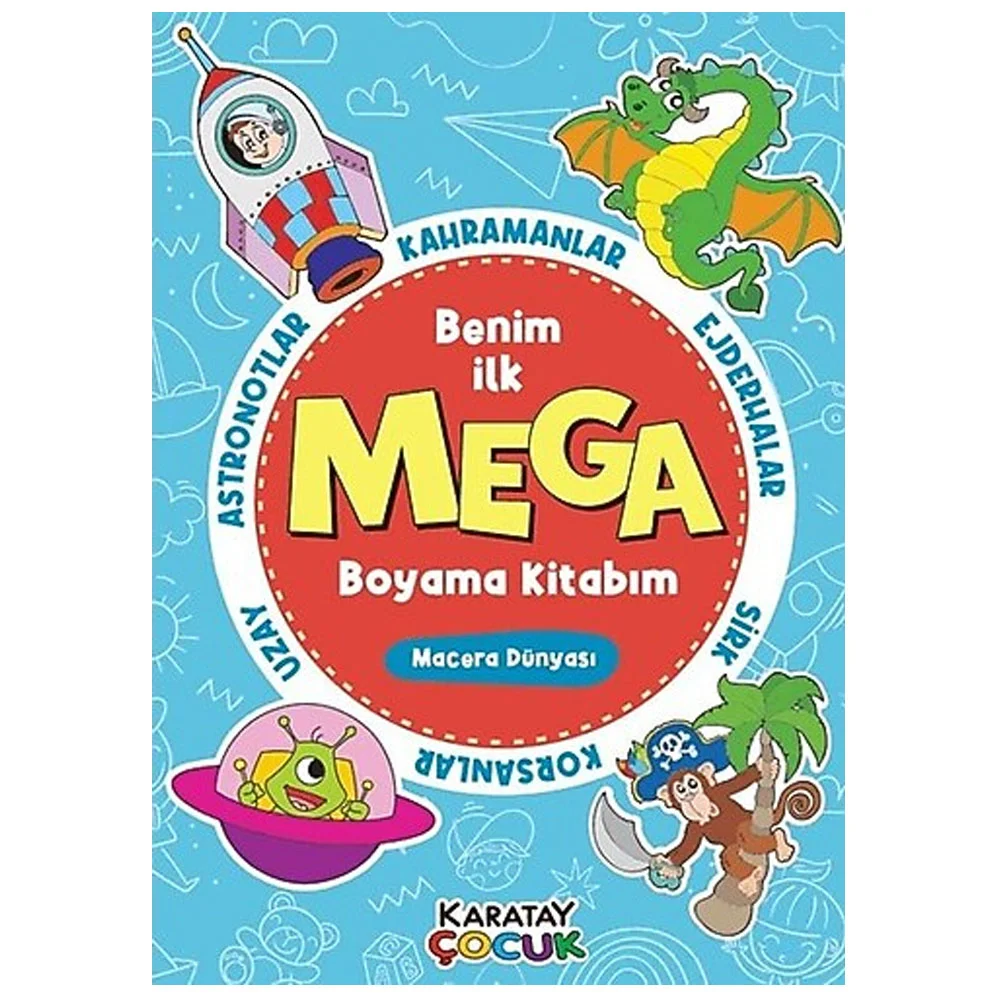 4E Mega Boyama- Macera Dünyası-128 Syf.