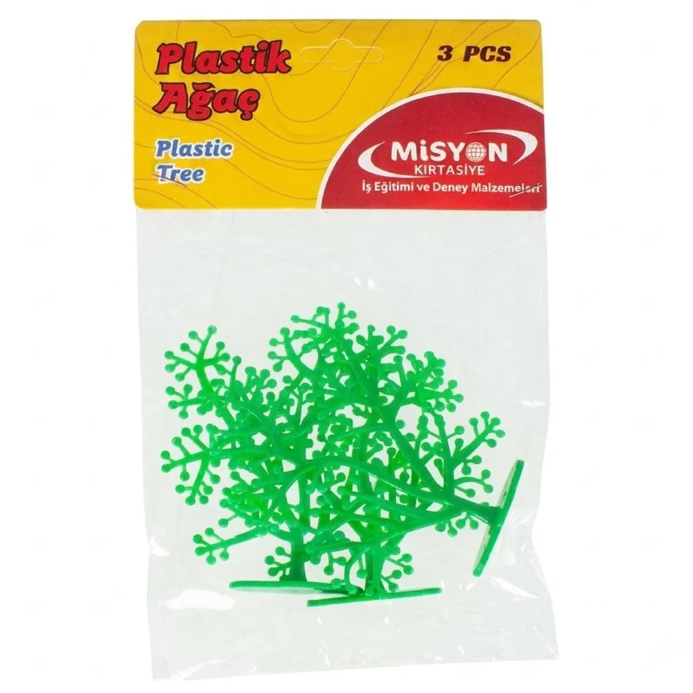 Misyon Plastik Ağaç 3 Lü Ağaç-001