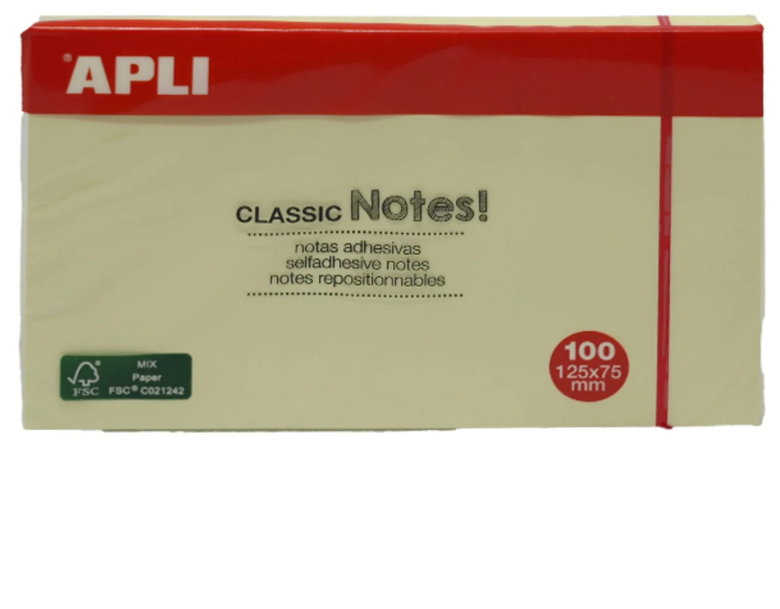 Aplı Yapışkanlı Not Kağıdı Classic 100 YP 125x75 10976