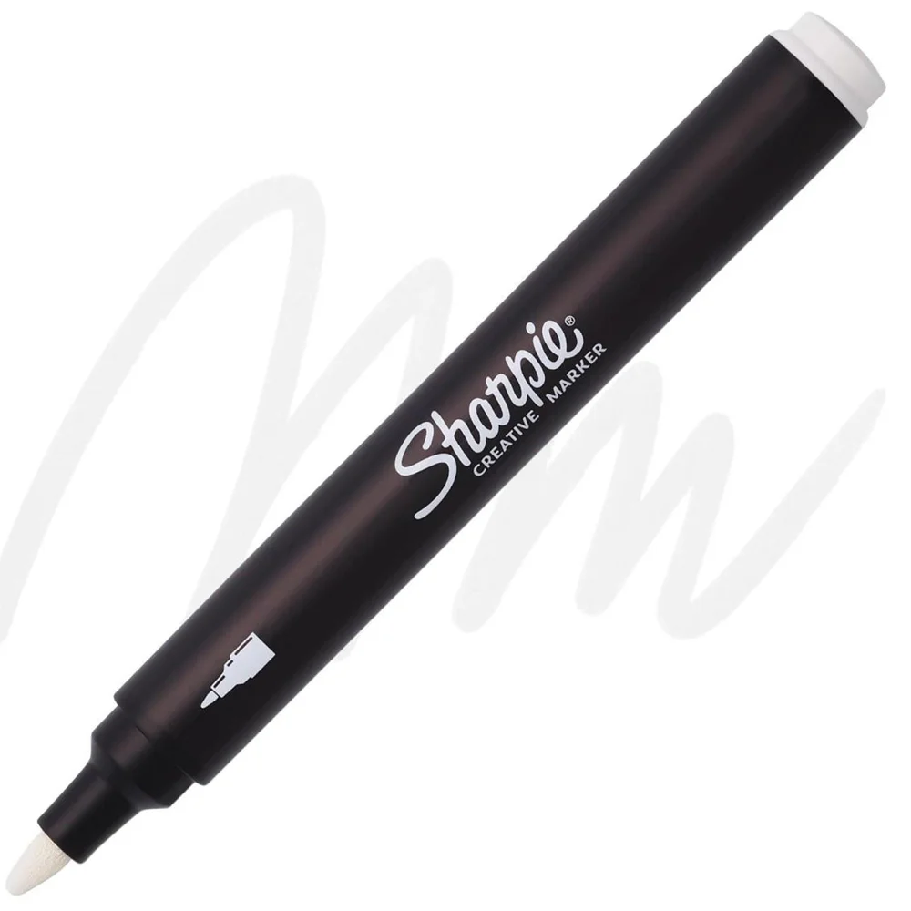 Sharpie Markör Akrilik Yuvarlak Uç Beyaz