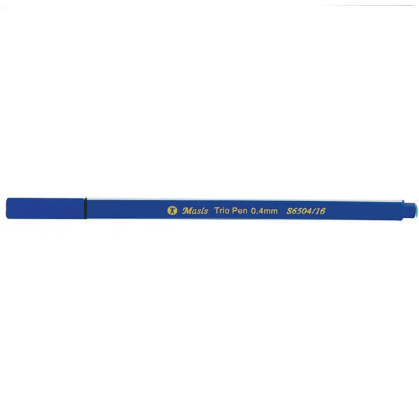 Masis Trio Pen 0.4 MM Koyu Mavi S6504-16