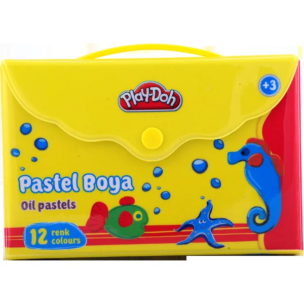 Play-Doh Pastel Boya Çantalı 12 Renk PLAY-PA005