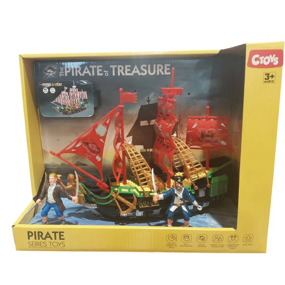 Ctoys 0807-38 Figürlü Korsan Gemisi