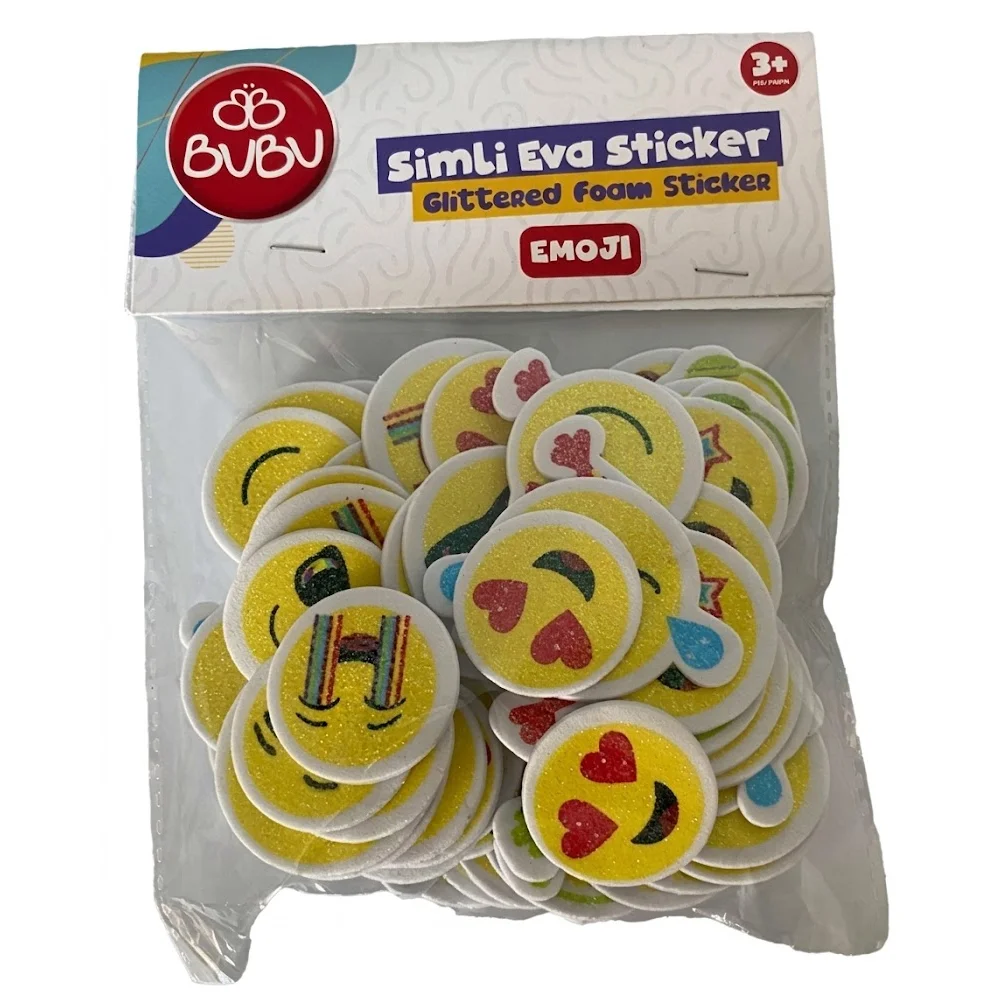 Bu-Bu Simli Eva Sticker Emojı 54 Lü
