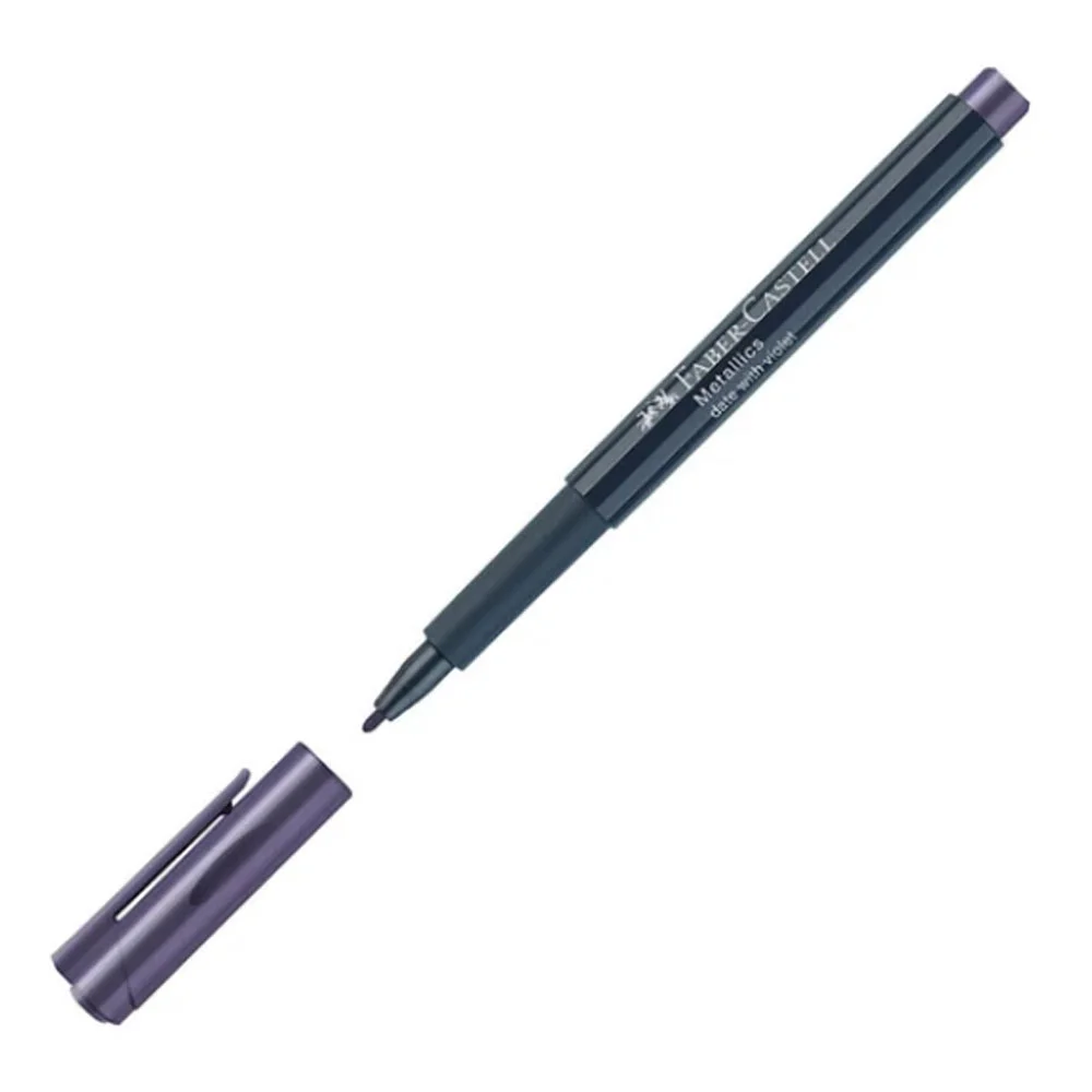 Faber-Castell Metalik Markör Lavanta,10 Lu 5040160736000