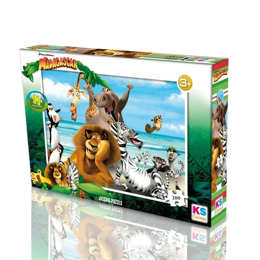 Ks Games Puzzle 200 Parça Madagascar Mg 113