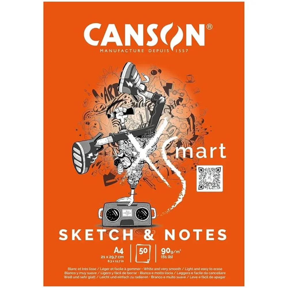 Pad Canxsmart 50f A4 90 g Sketch&notes