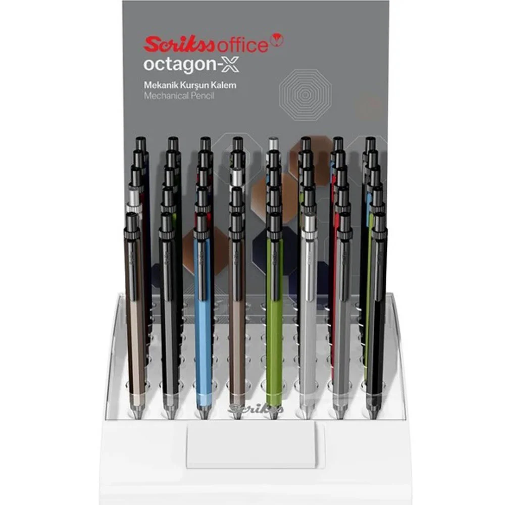 Scrikss Versatil Kalem Octagon-x 0.5 - 0.7 40 Lı
