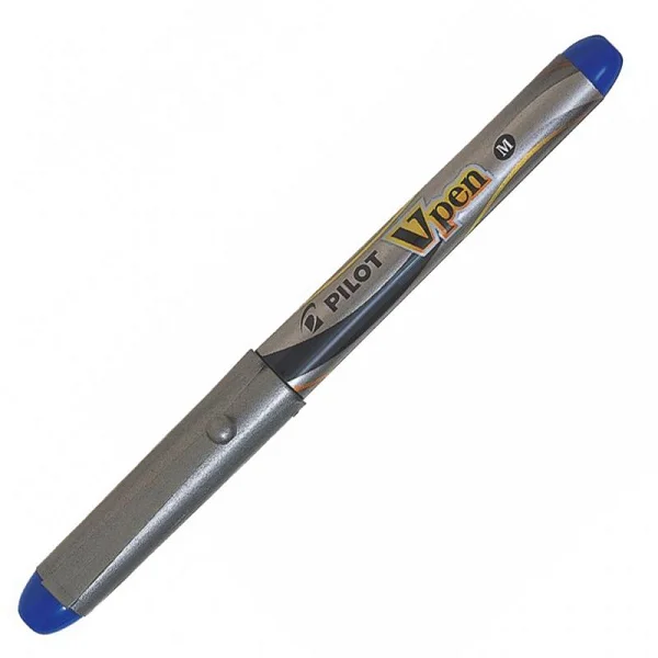 Pilot Dolma Kalem V-Pen Silver Mavi SVP-4M-L