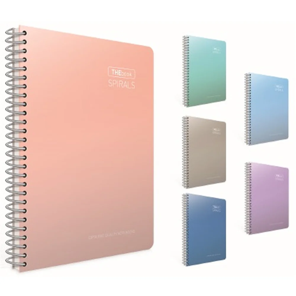 Gıpta Thebook spirals Spiralli Sert Kapak Defter 17x24 140 YP Çizgisiz