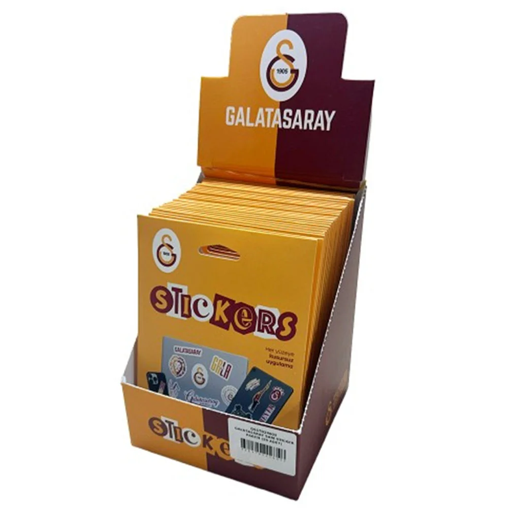 Galatasaray Sarı Sticker Paketi (25 Adet)