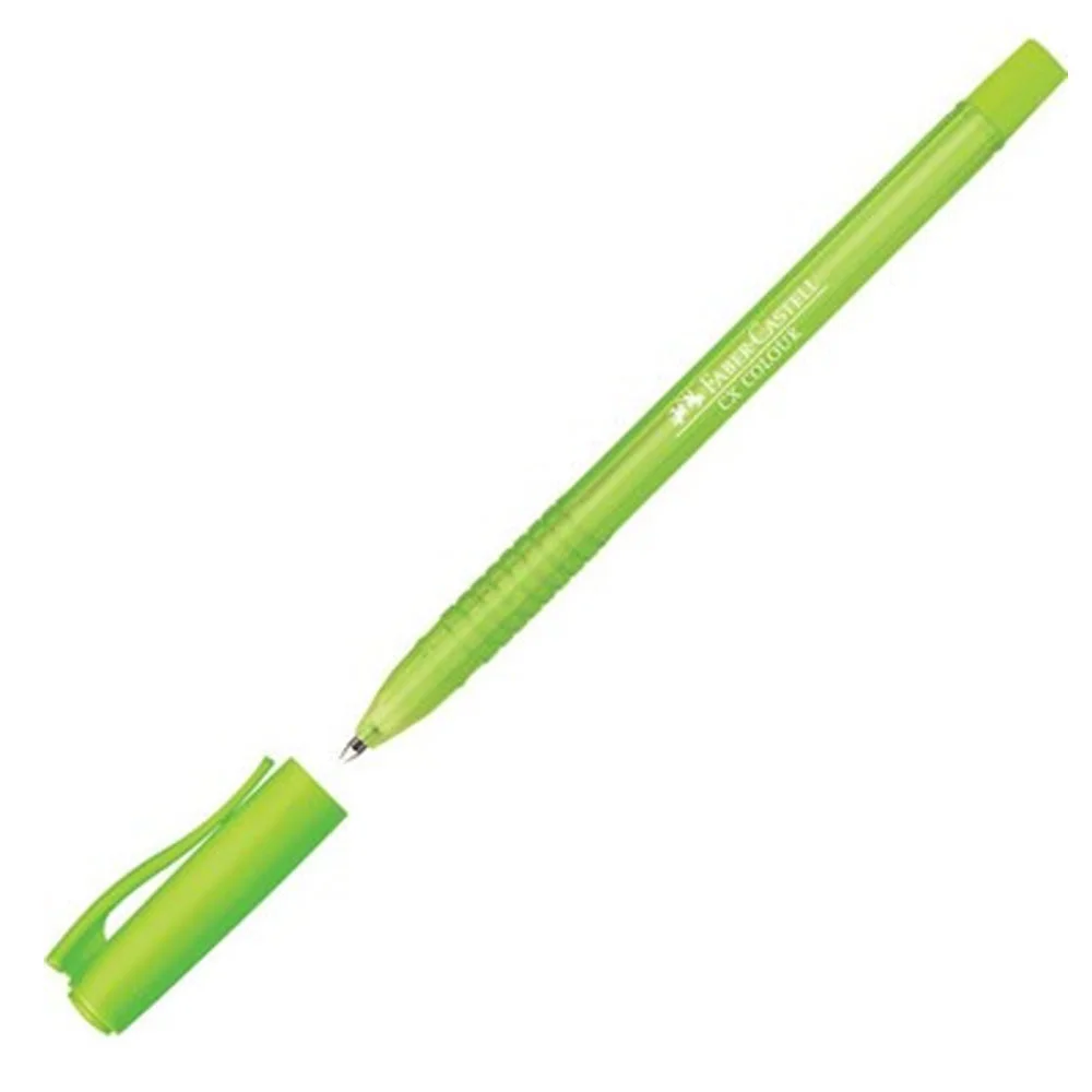 Faber-Castell Tükenmez Kalem Cx Colour Kalem Açık Yeşil 10 Lu 247062