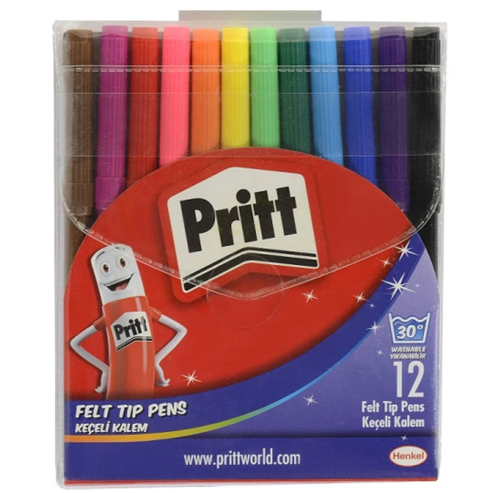 Pritt Keçeli Kalem 12 Renk 1687976