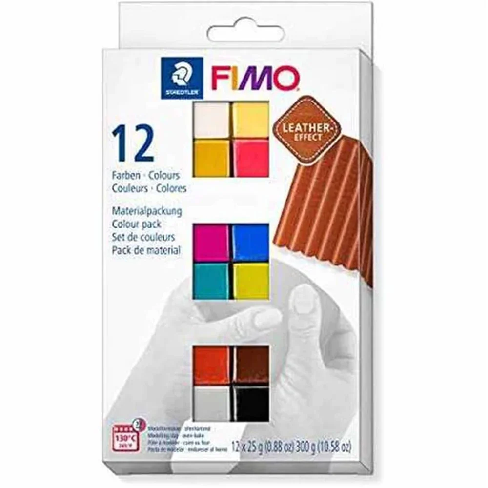 Fımo 8013 C12-2 Set Modelleme Kili Deri Effect Mp