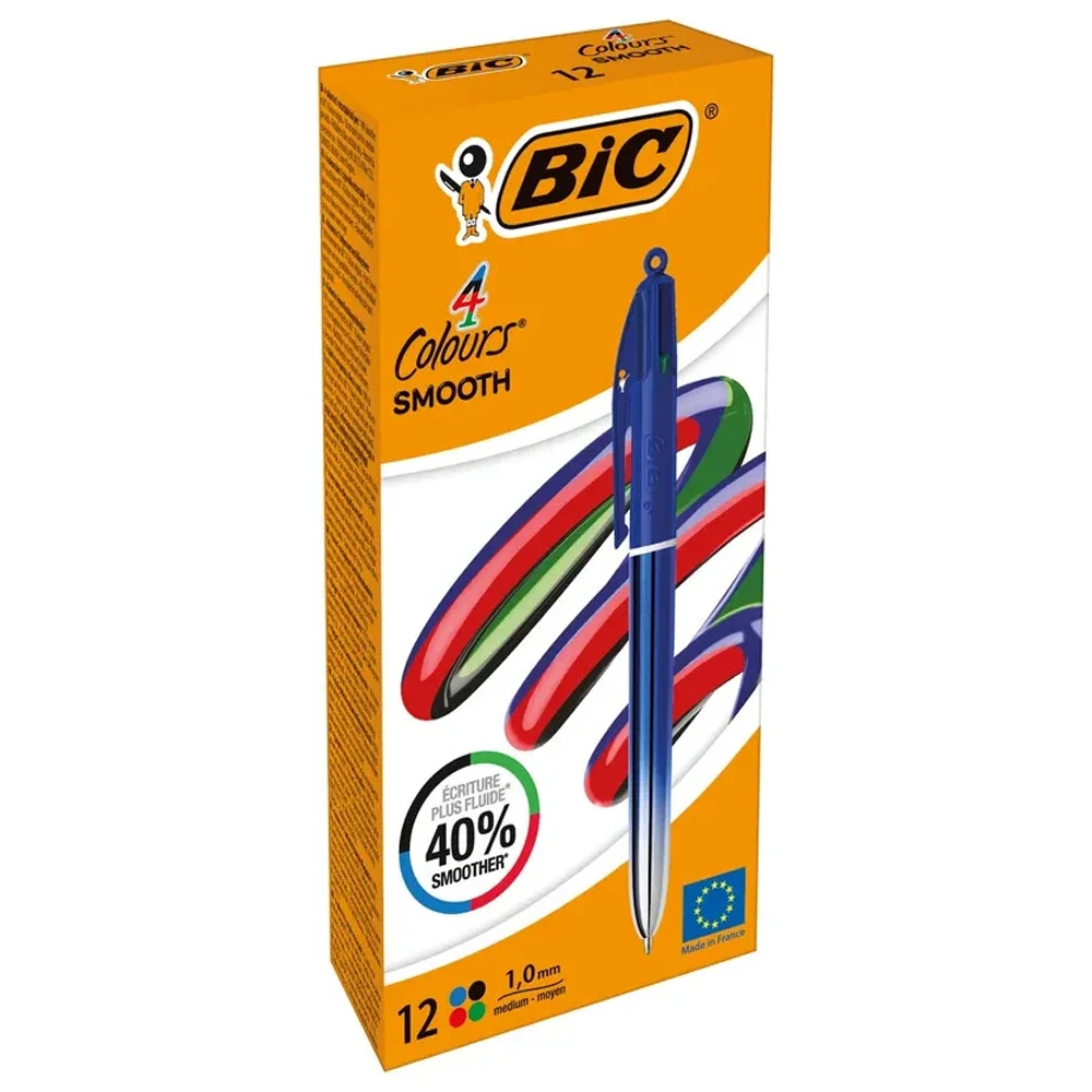 Bic Tükenmez Kalem Smooth Gradıent 4 Colours 12 Li