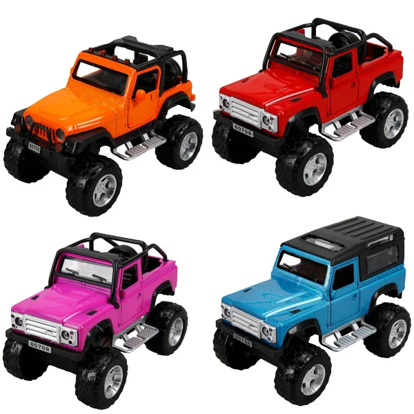 Sunman Oyuncak Sesli Ve Işıklı Metal Araba Safari Jeep 13 Cm FY80708