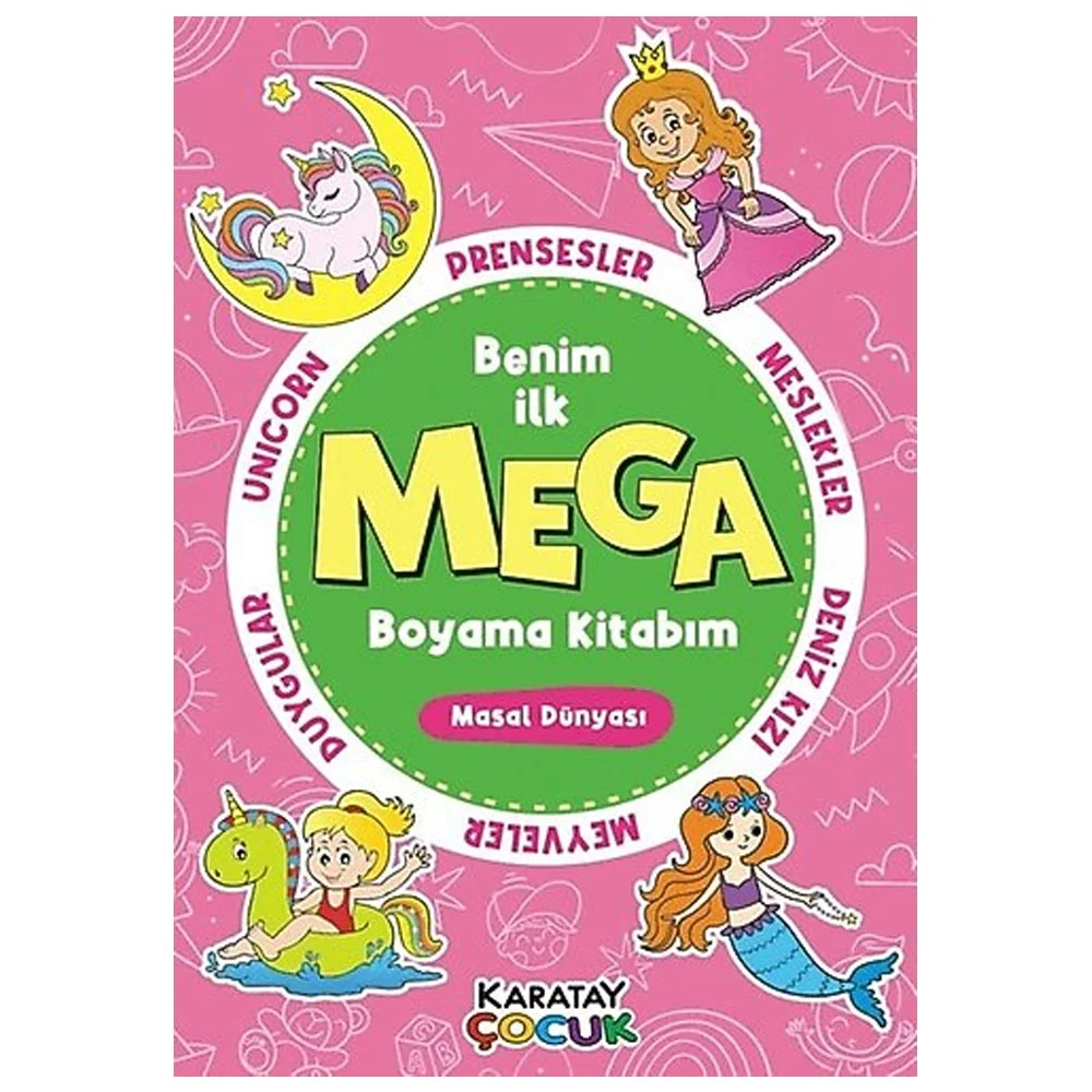 4E Mega Boyama- Masal Dünyası-128 Syf.