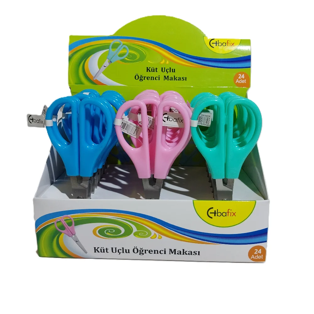 Bafix Okul Makası Küt Uçlu 13,5 Cm BFX-SA3450