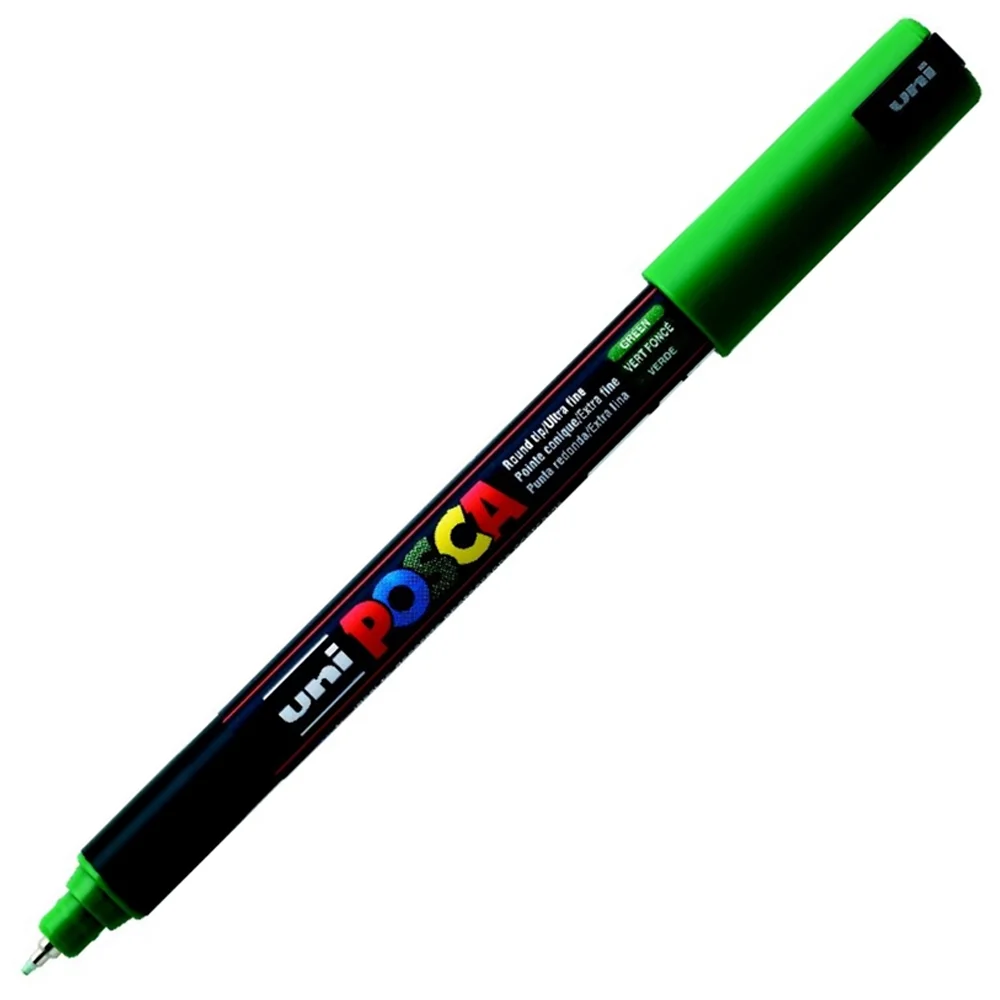 Uni-Ball Posca Markör 0.7 MM Su Bazlı Poster Yeşil N PC-1MR
