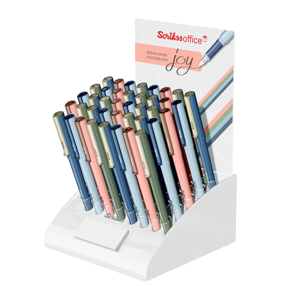 Scrikss Dolma Kalem Joy 40 Lı Stand