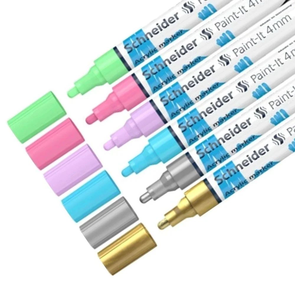 Schneider 320 Akr. Marker 4 Mm 6 Lı Set 120296