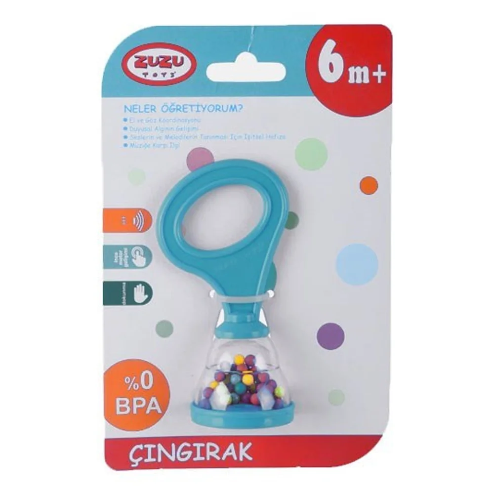 Zuzu Oyuncak Bebek Çıngırağı Çıngır Kartela
