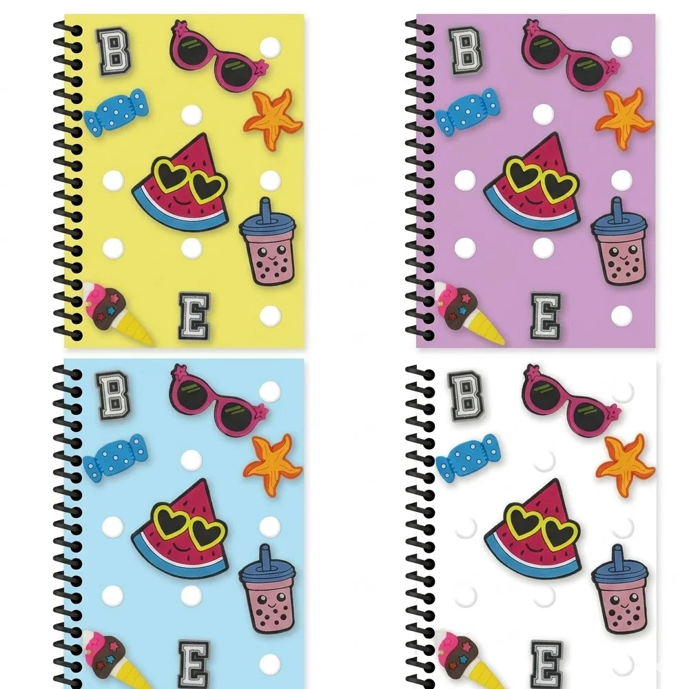 Keskin Color Palstik Kapak Spiralli Fun Defter A6 80 Yp.Kareli
