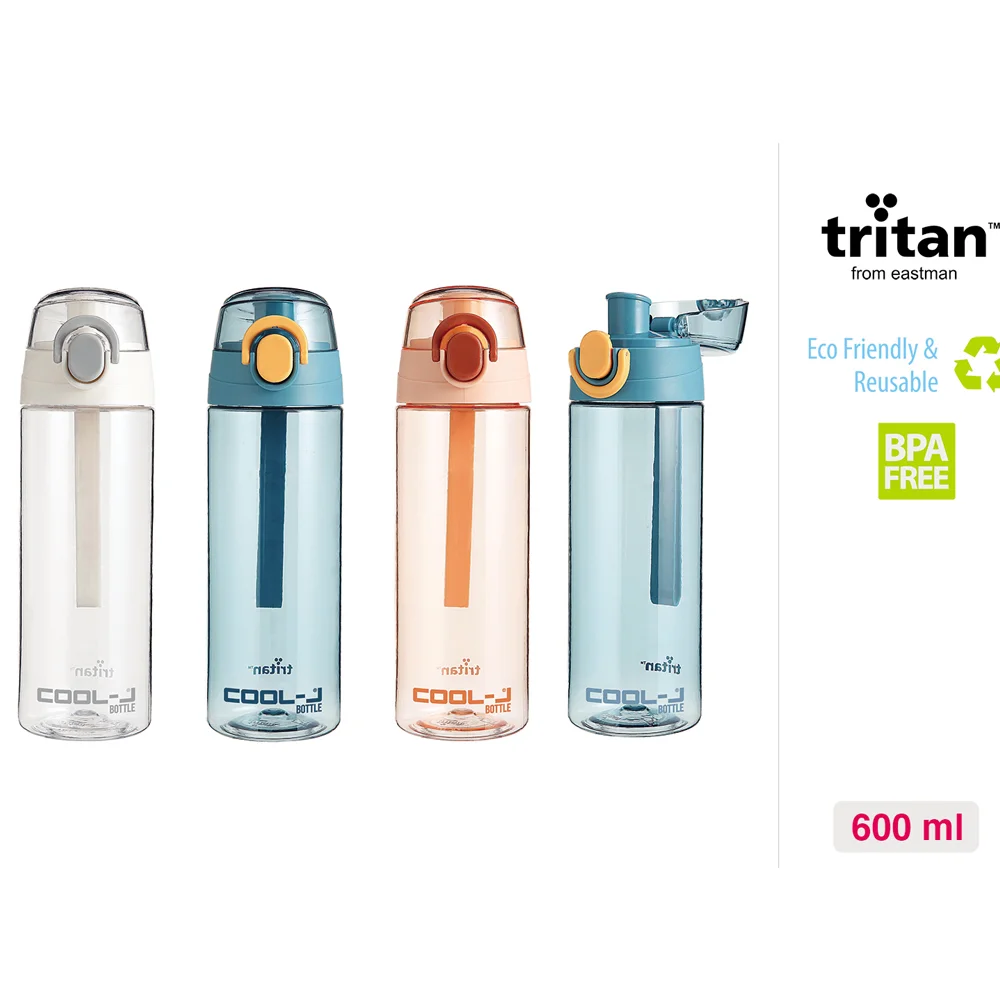 Gıpta Matara Kilitli Tritan 600 ML Beyaz K756500
