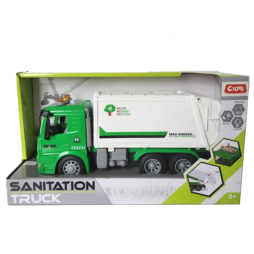 Ctoy&nbsp;Oyuncak&nbsp;Işıklı Sesli Çöp Kamyonu&nbsp;CTOY-PY8920A