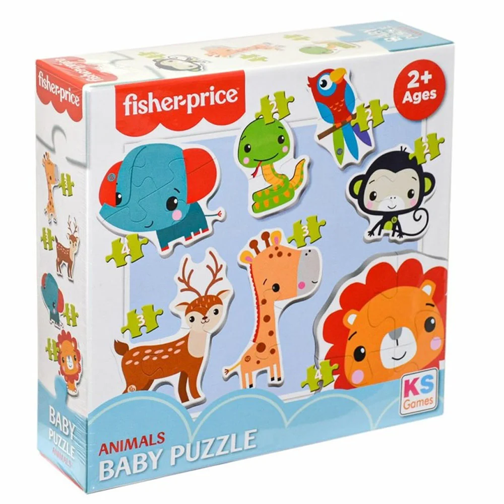 Ks Games Puzzle Fisher-Price Baby Puzzle Animals Fp 13413