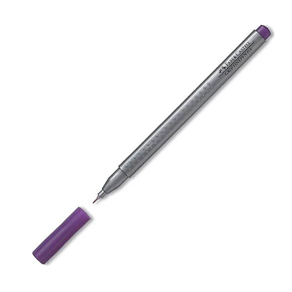 Faber-Castell Grip Finepen 0,4 Mm Mor 151634