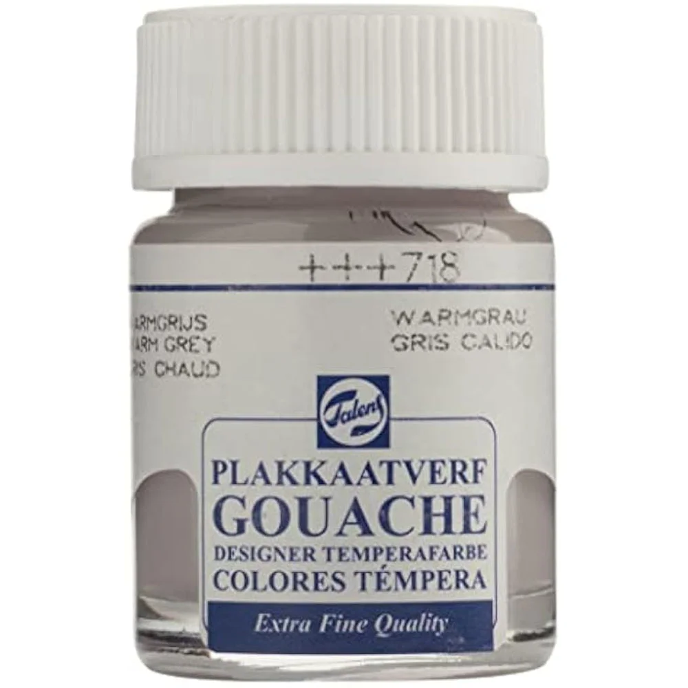 Talens Gouache Extra Fine Quality Bottle 16 Ml Warm Grey 718
