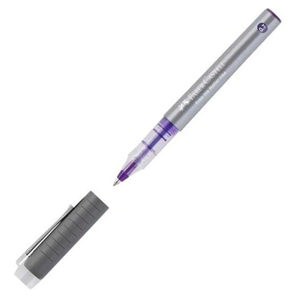 Faber-Castell Free Ink Roller 0.7 Mm Menekşe 10 Lu