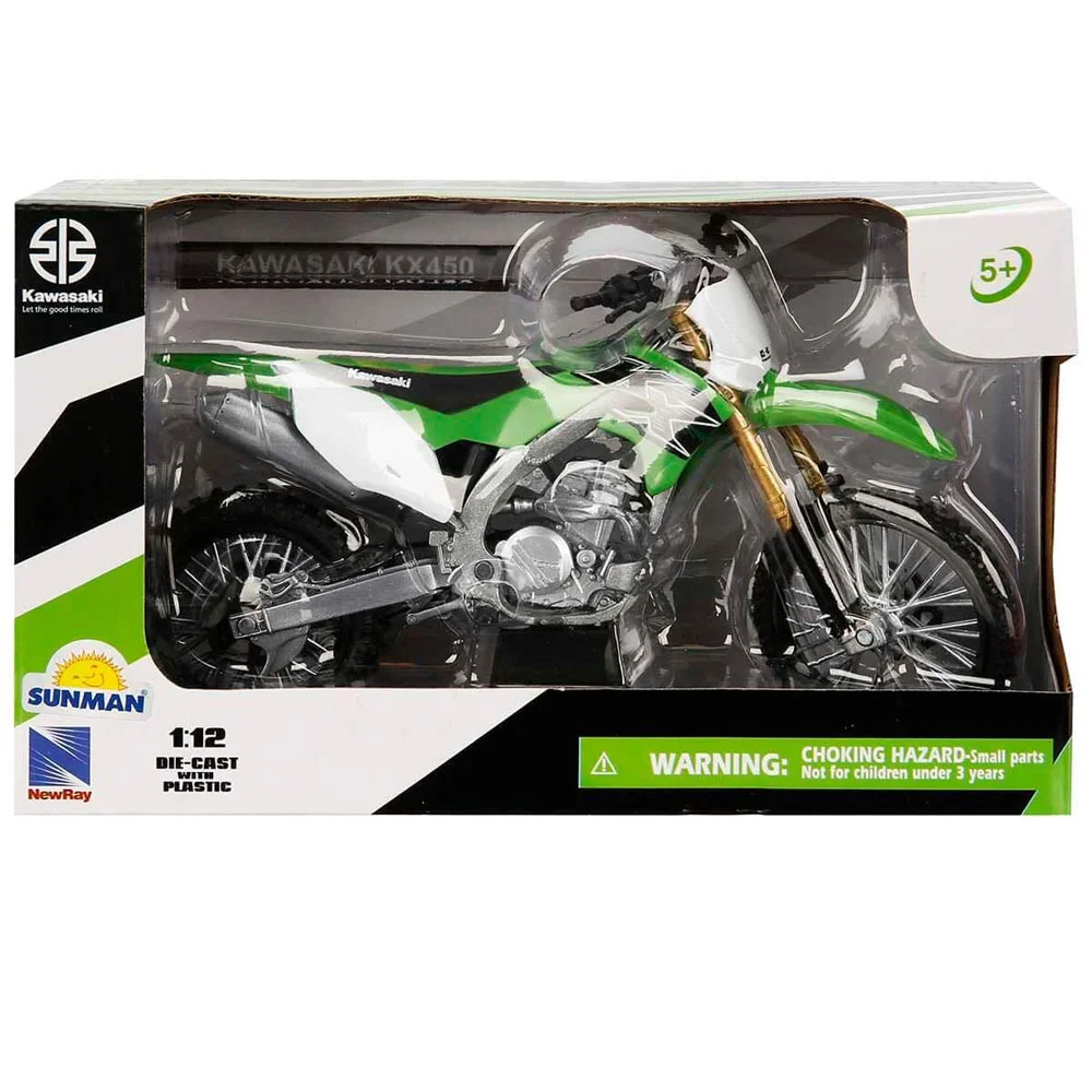 Sunman Motorsiklet 1:12 NewRay Kawasaki KX 450F 58103