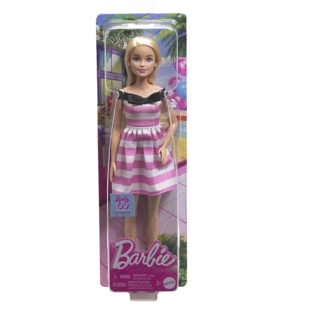 Barbie 65.Yıl Özel Pembe Elbiseli Bebek