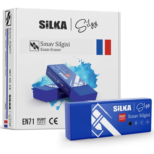 Silka Sınav Silgisi 20 Lİ Lacivert Art.8