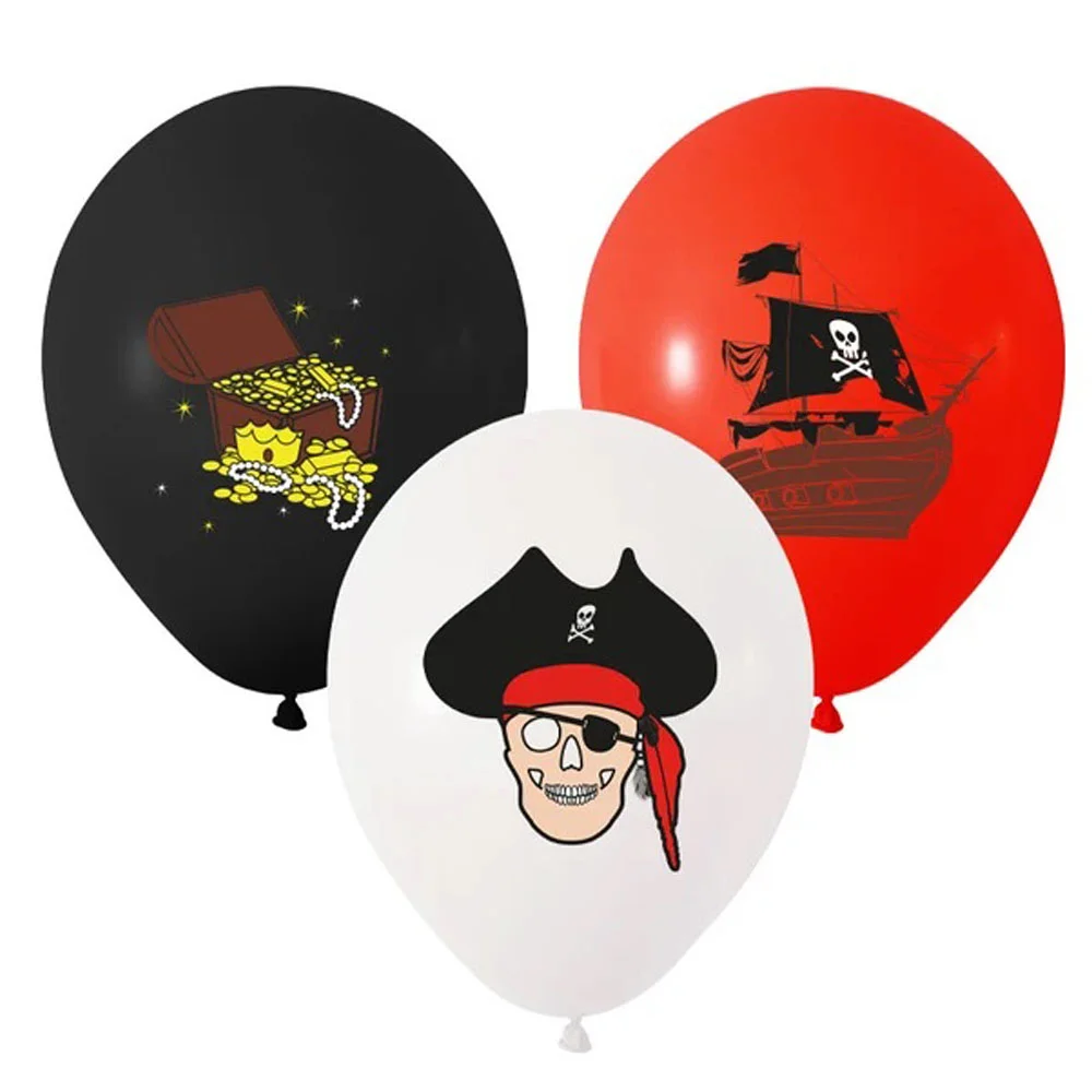 Balonevi Balon 3+0 Korsan Baskılı 12" Pastel 100 Lü