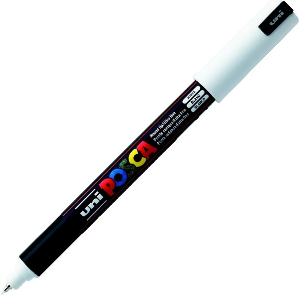 Uni-Ball Posca Markör 0.7 MM Su Bazlı Poster Beyaz N PC-1MR