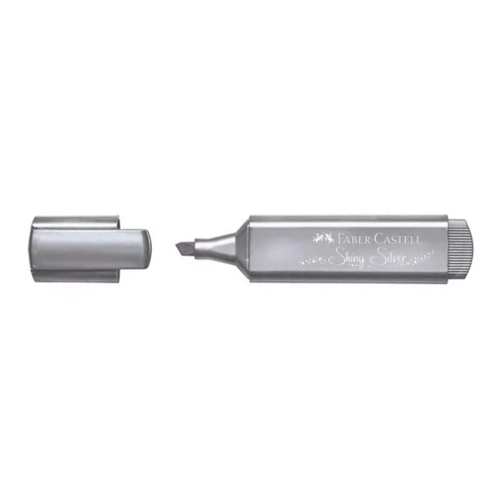 Faber-Castell Fosforlu Kalem 46 Metalik Gümüş 5030154661
