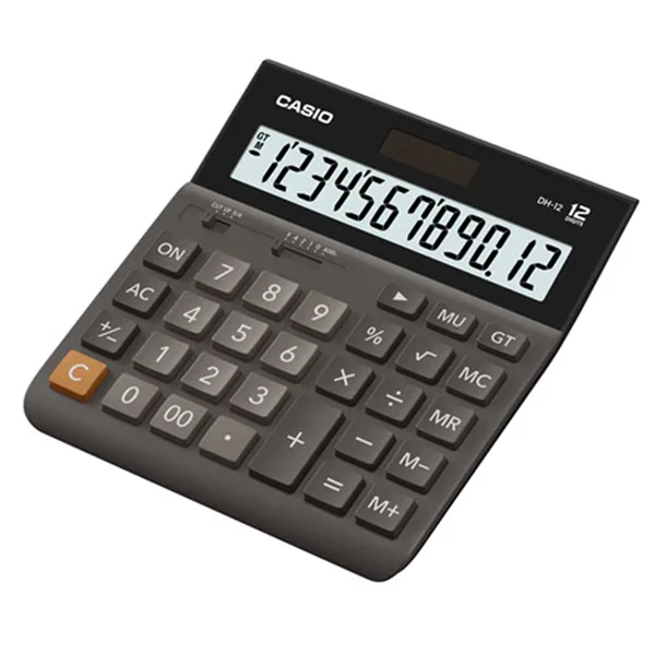 Casio Hesap Makinesi Masaüstü 12 Hane DH-12 BK