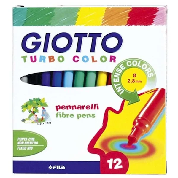 Giotto Keçeli Kalem 12 Renk 416000