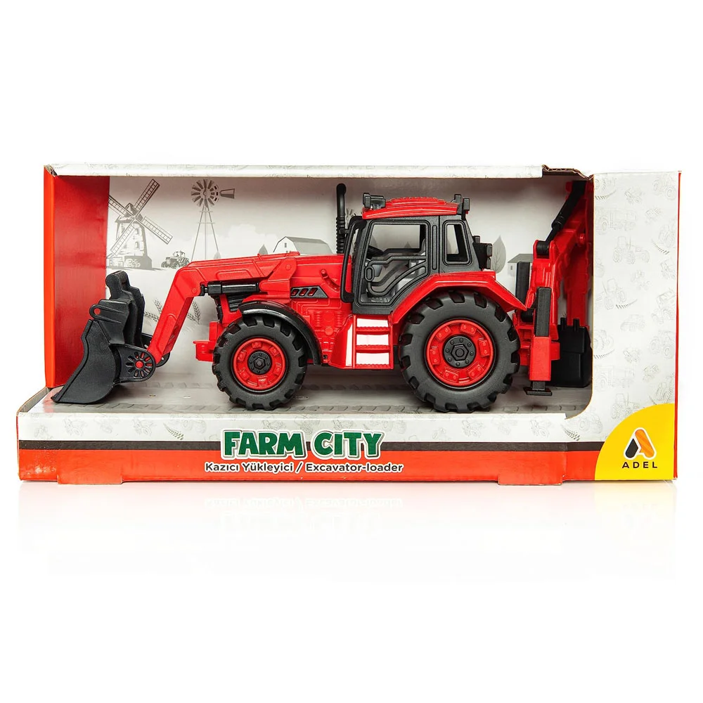 Adel Farm City Kazıcı Yükleyici Kırmızı 2013000590000
