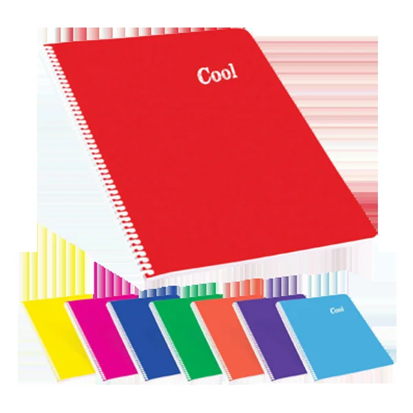 Keskin Color Defter Plastik Kapak Spiralli Cool A4 60 YP Kare