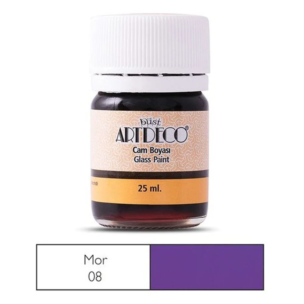 Artdeco Cam Boyası 25 Ml Öğrenci Tipi 08 Mor