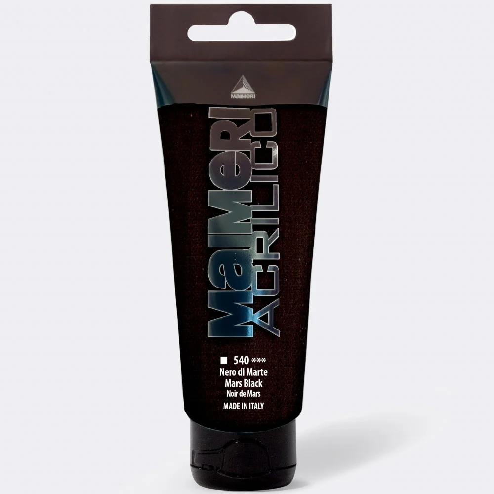 Mai Acrilico 200ml Mars Black