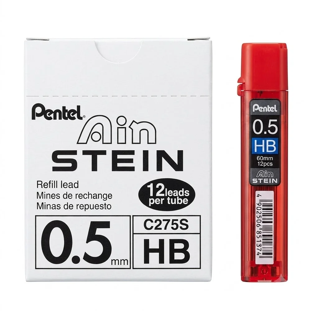 Pentel Min 0.5 MM Hi-polymer Aın Steın 12 Adetli
