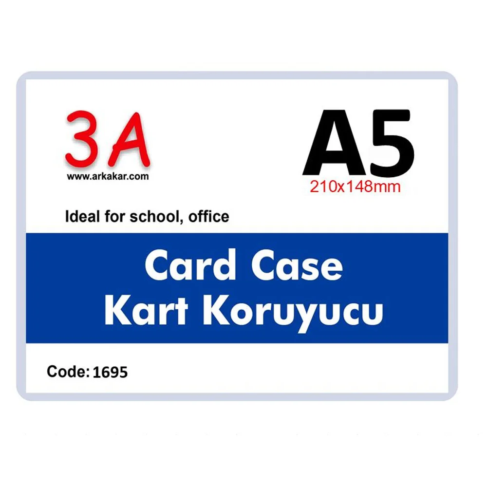 Akar Kart Koruyucu A5 Pvc 148x210mm