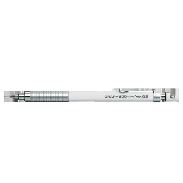 Pentel Çizim Kalemi Graph 600 0.5 MM Beyaz PG605-W