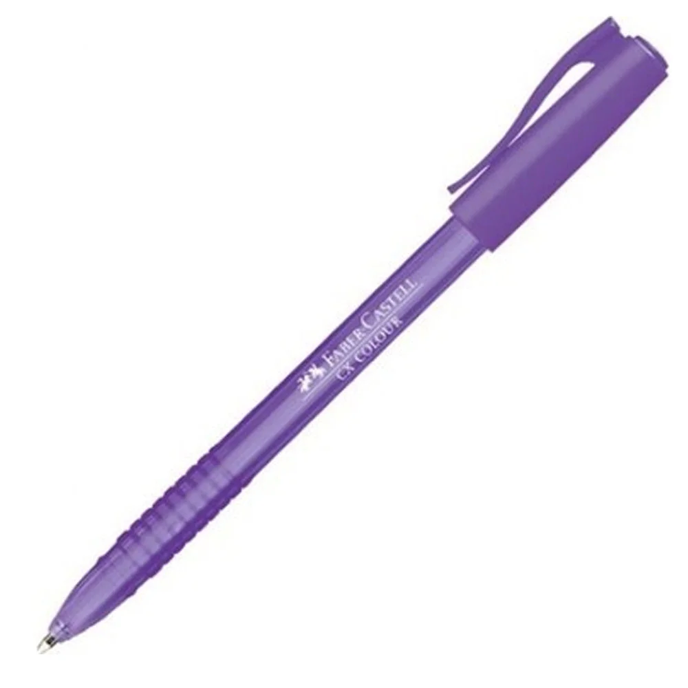 Faber-Castell Tükenmez Kalem Cx Colour Kalem Mor 10 Lu 247037